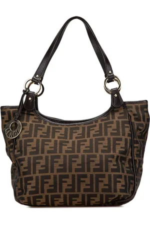 Fendi 2000-2010 Zucca Chef Canvas Tote Bag