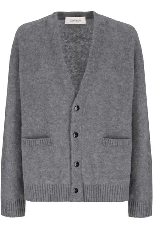 LANEUS Cardigan mit V-Ausschnitt