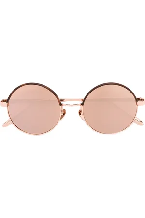 Linda Farrow Sonnenbrille mit rundem Gestell