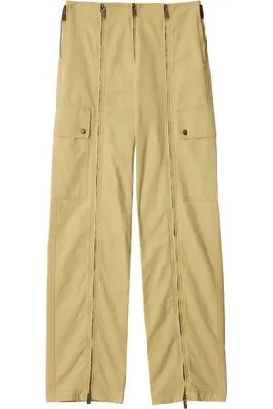 Burberry Gerade Hose mit Reißverschluss