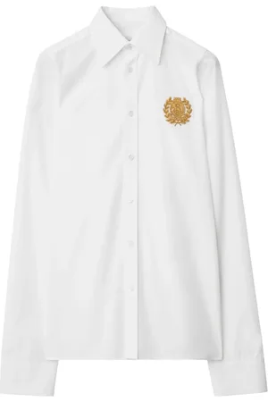 Burberry Hemd mit Logo-Stickerei