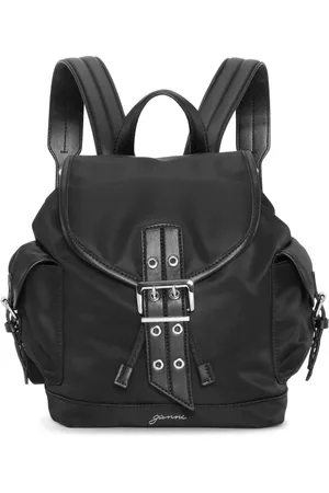 Ganni Rucksack mit Schnallen