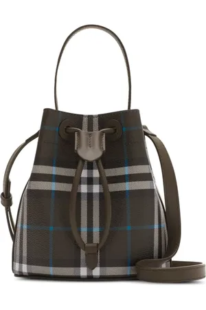 Burberry Mini Beuteltasche mit Check