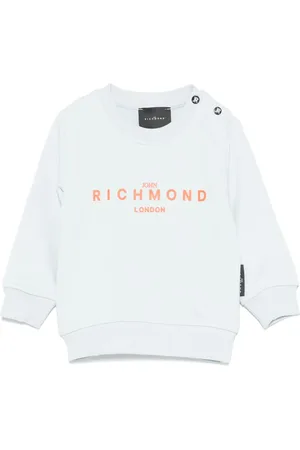 John Richmond Sweatshirt mit erhöhtem Logo
