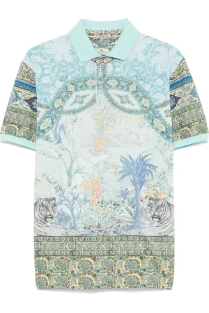 Etro Poloshirt mit grafischem Print