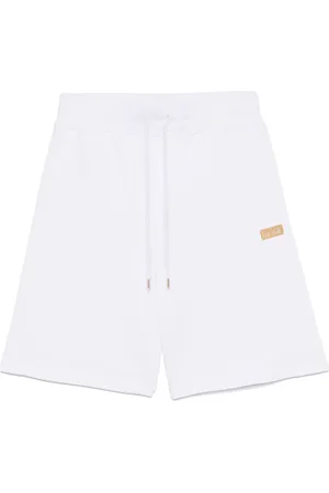VERSACE Shorts mit Logo-Schild