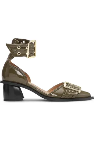 Ganni Pumps mit Schnallen