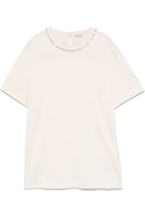 Moncler T-Shirt mit Kristallen