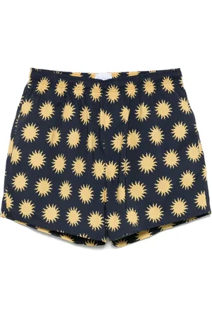 BLUE SKY INN Badeshorts mit Sonnen-Print