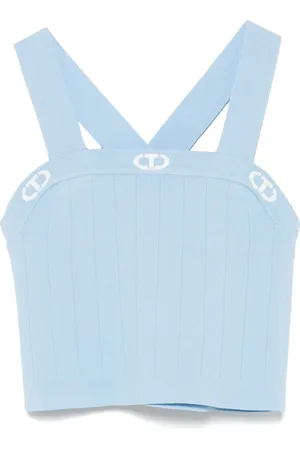 Twin-Set Oberteil aus Logo-Jacquard
