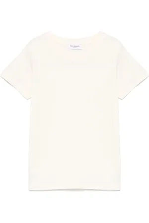Trussardi T-Shirt mit geflocktem Logo