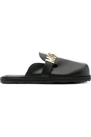Moschino Sandalen mit Logo-Schild