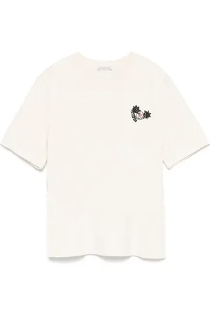 Moncler T-Shirt mit Handperlen
