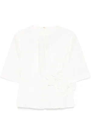 Elie saab Bluse aus Popeline