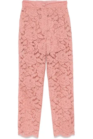 Dolce & Gabbana Hose mit Blumenspitze