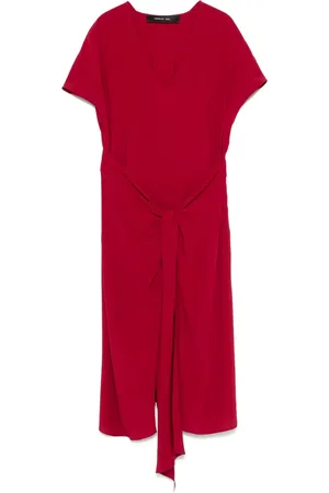 FEDERICA TOSI Midikleid mit Knotendetail