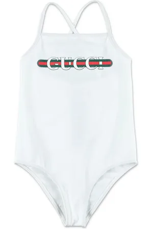 Gucci Badeanzug mit Web-Print