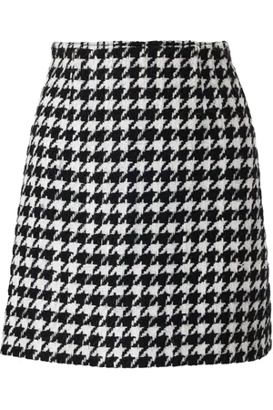 Carolina Herrera Minirock mit Hahnentrittmuster