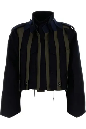 SACAI Bomberjacke mit Kontrasteinsätzen