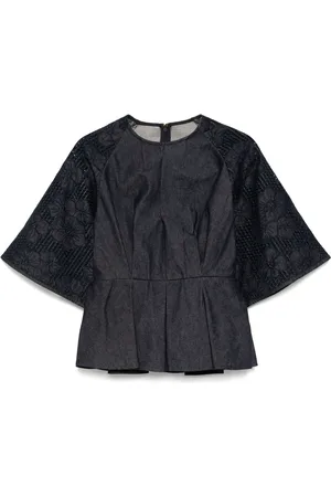 Elie saab Besticktes Jeanstop