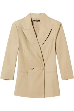 Twin-Set Doppelreihiger Popeline-Blazer