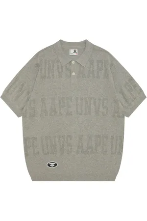 A Bathing Ape Poloshirt mit perforiertem Logo