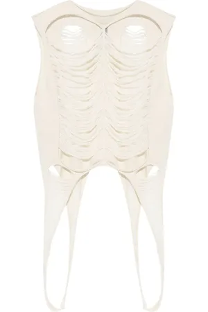 Rick Owens Trägershirt in Distressed-Optik
