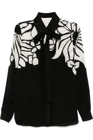Elie saab Seidenhemd mit Print