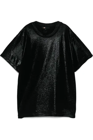 Maje T-Shirt aus Lamé