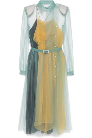 Maison Margiela Midikleid im Layering-Look
