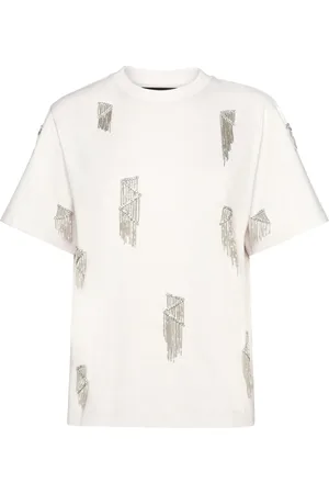Philipp Plein Fringe T-Shirt aus Jersey