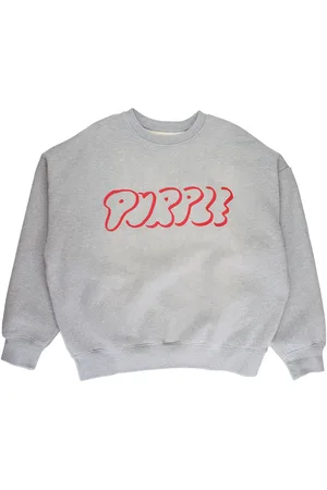 Purple Brand HWT "Grey" Sweatshirt aus Fleece