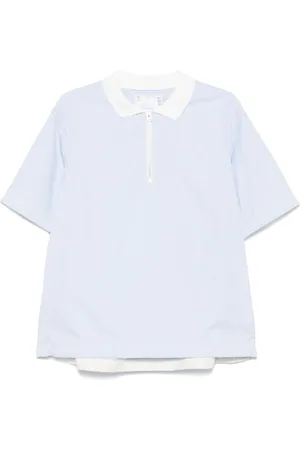 SACAI Gestreiftes Poloshirt