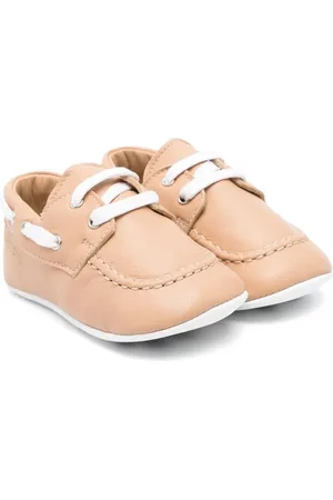 Moschino Lauflernschuhe mit Logo-Stickerei