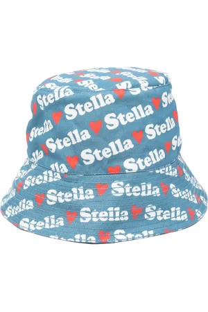 Stella McCartney Fischerhut mit Logo-Muster