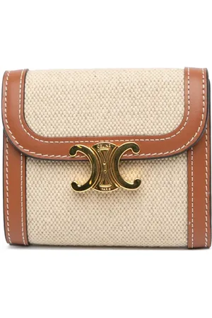 Céline 2023 kleines Triomphe Portemonnaie aus Canvas