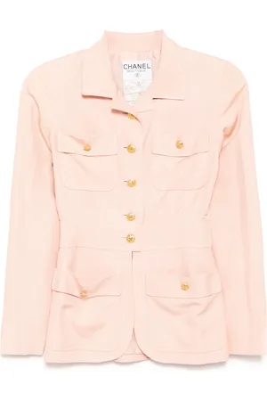 CHANEL 1990s CHANEL Jacke mit CC-Knöpfen