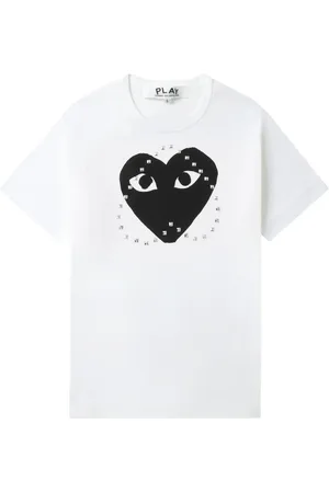 Comme des Garçons T-Shirt mit Logo-Niete