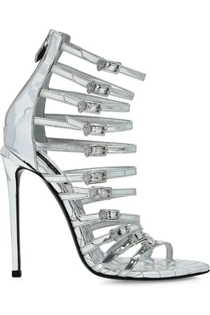 Philipp Plein Mirror Plein Skull Sandalen