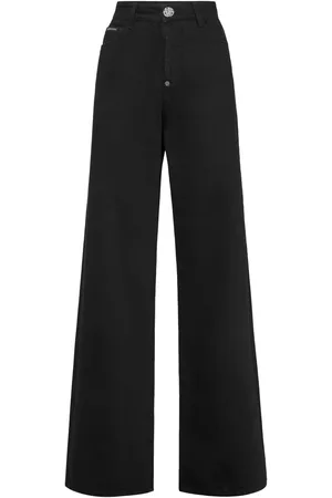 Philipp Plein Jeans mit weitem Bein