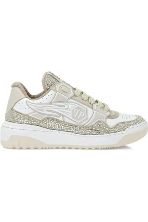 Philipp Plein Hexagon Sneakers mit Strass