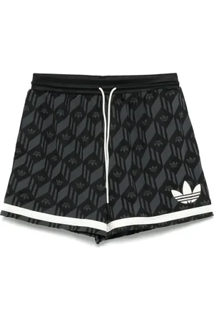 adidas Joggingshorts mit Trefoil-Muster