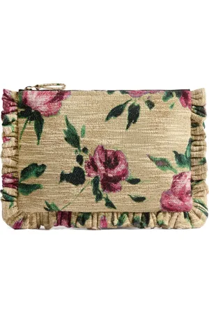 La DoubleJ Clutch mit Blumenmuster