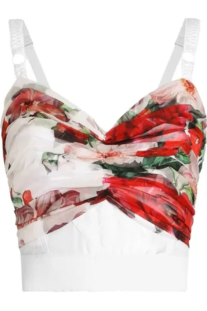 Dolce & Gabbana Top mit Blumen-Print