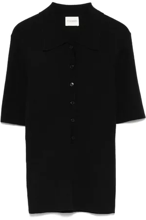 Closed Poloshirt aus geripptem Strick