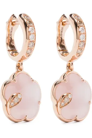 Pasquale Bruni 18kt Petit Joli Lunaire Rotgoldohrringe mit Diamanten