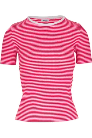 AKRIS Gestreiftes T-Shirt
