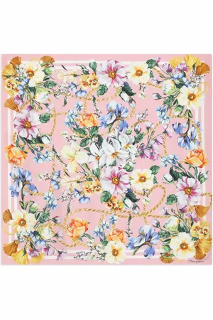 Dolce & Gabbana Schal mit Blumen-Print
