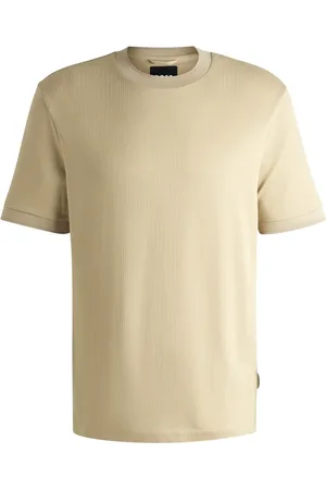 HUGO BOSS Gestreiftes T-Shirt mit Logo-Detail