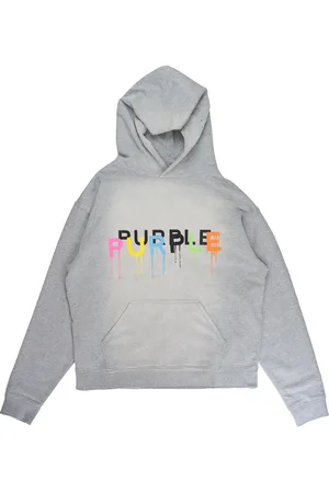 Purple Brand "White" Hoodie mit Logo-Print